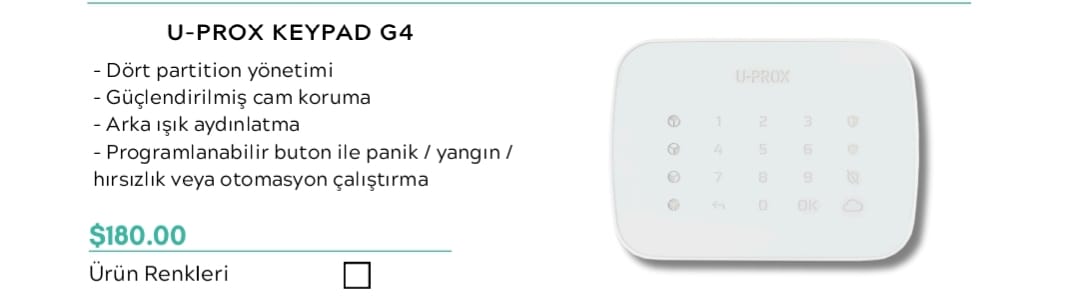 U-PROX KEYPAD G4